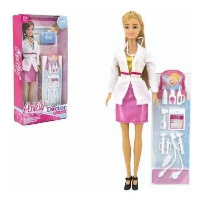 Panenka Anlily doktorka kloubová blond (30cm)