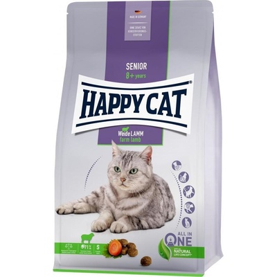 Happy Cat Senior Weide-Lamm jahňacie 1,3 kg