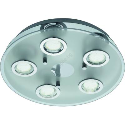 EGLO 54563 - LED таванно осветително тяло 5xGU10/3W/230V лъскав хром (EG54563)