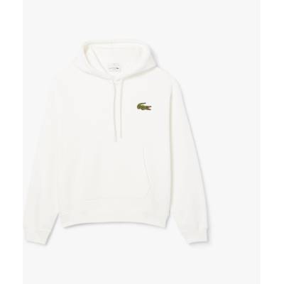 Lacoste Суичър Lacoste Loose-Fit Badge Accent Hoodie - Cream