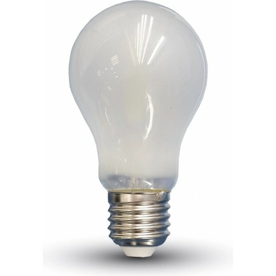 V-TAC LED Filament Frost Cover žiarovka 6W 660Lm , E27, A60, 2700K Teplá biela