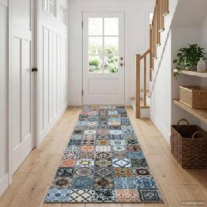 vidaXL Каса за килим ORIZ 1150 gsm Синьо (42045510)