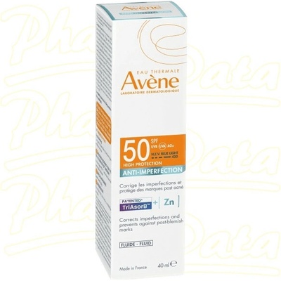 AVENE Fluid proti nedokonalostem pleti SPF50 40ml