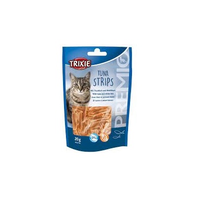 TRIXIE PREMIO Tuna Strips - Лакомство за котки, вкусни филета с риба тон, 20 гр