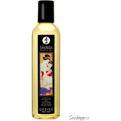 Shunga Erotický masážny olej Desire Vanilla 250ml