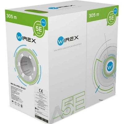 CNS Network WIC-5-U-PEC-30-GY WIREX Instalační CAT5E U/UTP PVC / ECA 305m šedý