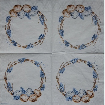 Ambiente obrúsky Věnec vajíčka 33x33cm