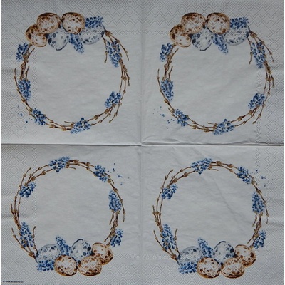 Ambiente obrúsky Věnec vajíčka 33x33cm