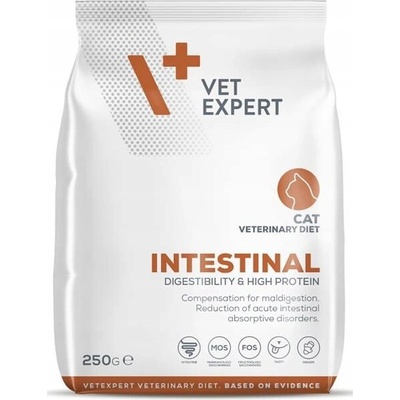 Vet Expert Suché krmivo pro kočky na podporu trávení Intestinal 250 g