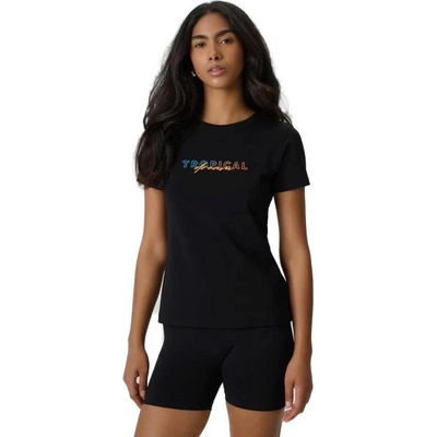 4f dámske tričko TSHIRT F2717 20S DEEP BLACK