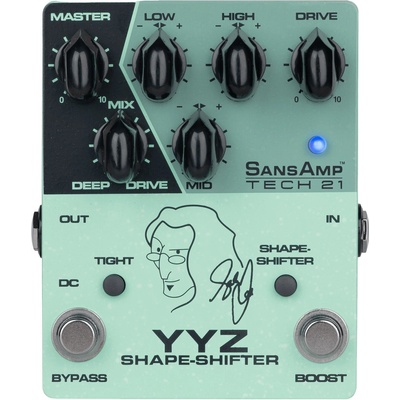 Tech 21 SansAmp Geddy Lee YYZ Shape Shifter Предусилвател и Rack усилвател