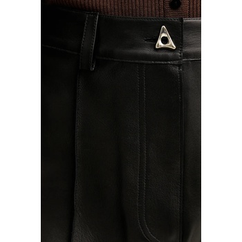 Aeron Кожена пола aeron rudens в черно къса със стандартна кройка sk162019 (sk162019)