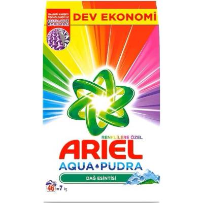 Ariel Универсален прахообразен препарат Ariel Mountain Breeze 7 кг, 46 пранета (8006540465127)