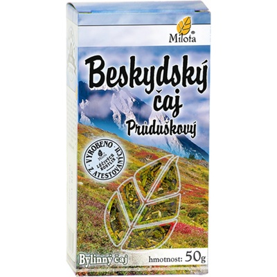 Milota Beskydský čaj průduškový Bylinný Čaj 50 g