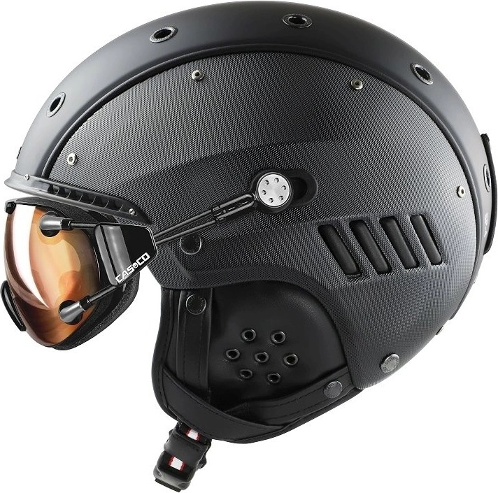 スキー・スノーボードアクセサリー CASCO SP-6 Visier Limited Cabon Schwarz CASCO_SP-6_Visor_Black-