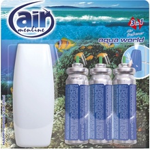 Air Menline Aqua World, osvěžovač vzduchu, rozprašovač + náplň 3 x 15 ml