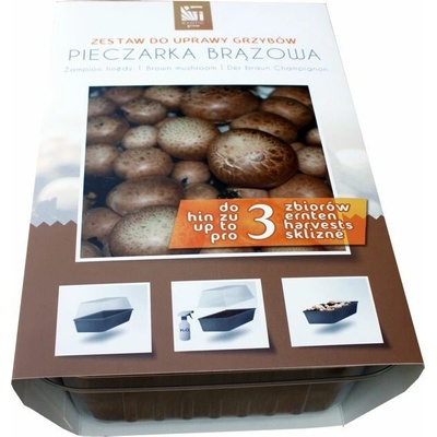 Exotic Grow Sada pro domácí pěstování Žampion hnědý 3 l Agaricus Bisporus PO-3L-ZH