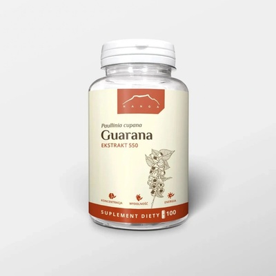 Guarana extrakt 22% 550mg x 100 kapsúl paullinia cupana
