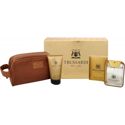Trussardi My Land Man EDT 100 ml + sprchový gél 100 ml + etue darčeková sada
