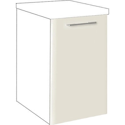 Matis Врата за съдомиялна машина с дръжка IN MDF Mask 45x72 бежов гланц