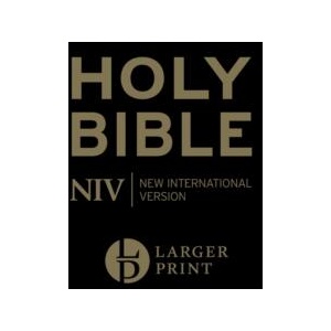 NIV Larger Print Personal Black Leather Bible | New International Version (ISBN: 9781399807685)