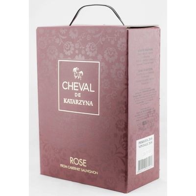 Katarzyna Estate Cheval Rose Bag in Box růžová 2024 13% 2 l (karton)