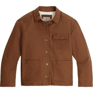 Royal Robbins Дамско ежедневно яке Royal robbins Women's El Cap Canvas Shacket Casual jacket - Saddle - размер XL (103-2756-0214)