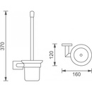 Novaservis WC štětka Titania Elis chrom (66433.0)