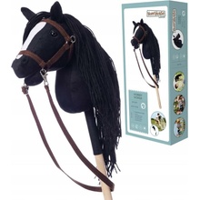 Koník na tyči Hobby Horse HOPPIHORSE čierny