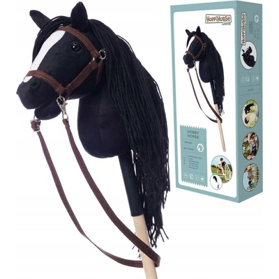 Koník na tyči Hobby Horse HOPPIHORSE čierny