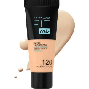 Maybelline New York Maybelline Фон дьо тен Fit Me Matte, 120 Classic Ivory, 30 ml - ozone