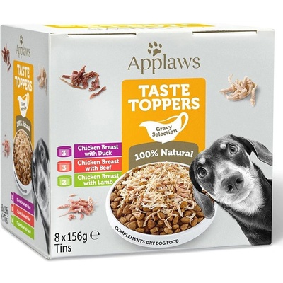 Applaws Dog Taste Toppers Gravy Selection 8 x 156 г