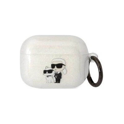 Karl Lagerfeld 3D Logo NFT Karl and Choupette Glitter na Airpods Pro KLAPHNKCTGT
