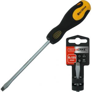 VERKE Плоска отвертка 6x125mm S2 66473 (V86441)