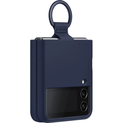 Samsung Оригинален гръб Samsung Silicone Cover за Samsung Galaxy Z Flip 4 - Син, EF-PF721TNE