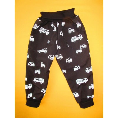 Arex ČR Zateplené softshellové rostoucí kalhoty černá