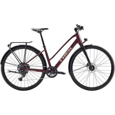 Trek FX Sport AL Equipped Midstep Cobra Blood Sedona Red Splatt e r L 2026