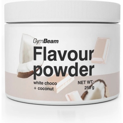 GymBeam Flavour 250 g bílá čokoláda kokos