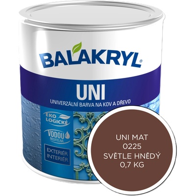 BALAKRYL UNI MAT 0,7kg 0225 Svetlohnedý