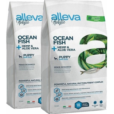 Alleva Holistic Puppy Mini Ocean Fish 2 x 12 kg