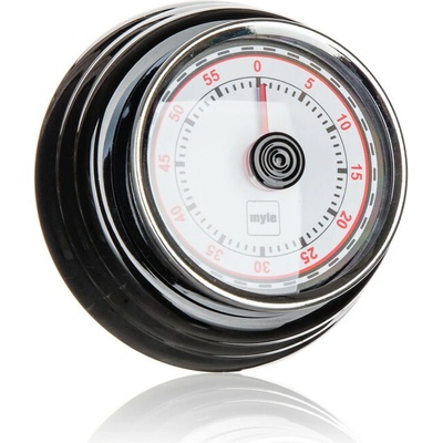 minutník pr.7cm nerez/ČER s magnetem CULINARIA