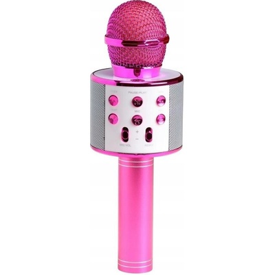 MG Bluetooth Karaoke mikrofon s reproduktorem růžový