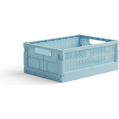 Made Crate skladacia prepravka midi crystal blue