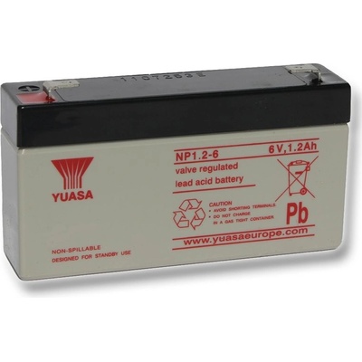 YUASA NP1.2-6 1,2Ah 6V