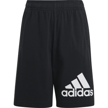 adidas Юношески къси панталони Adidas Essentials Big Logo Cotton Shorts Juniors - Black/White