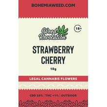 Weed Revolution Strawberry Cherry Outdoor CBD 20% 1% THC 10 g