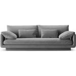 Micadoni Светлосив кадифен диван 220 cm Torino - Micadoni (MIC_3S_184_F1_TORINO4)