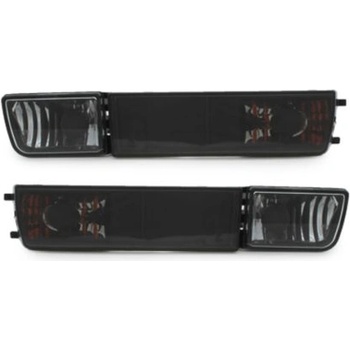 Кристални мигачи с халоген за Golf 3 / Vento - черни