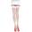 Leg avenue - leg avenue hosiery Бели чорапи с шев leg avenue sheer backseam