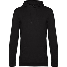 B&C Hoodie pánska mikina s kapucňou čierna pure